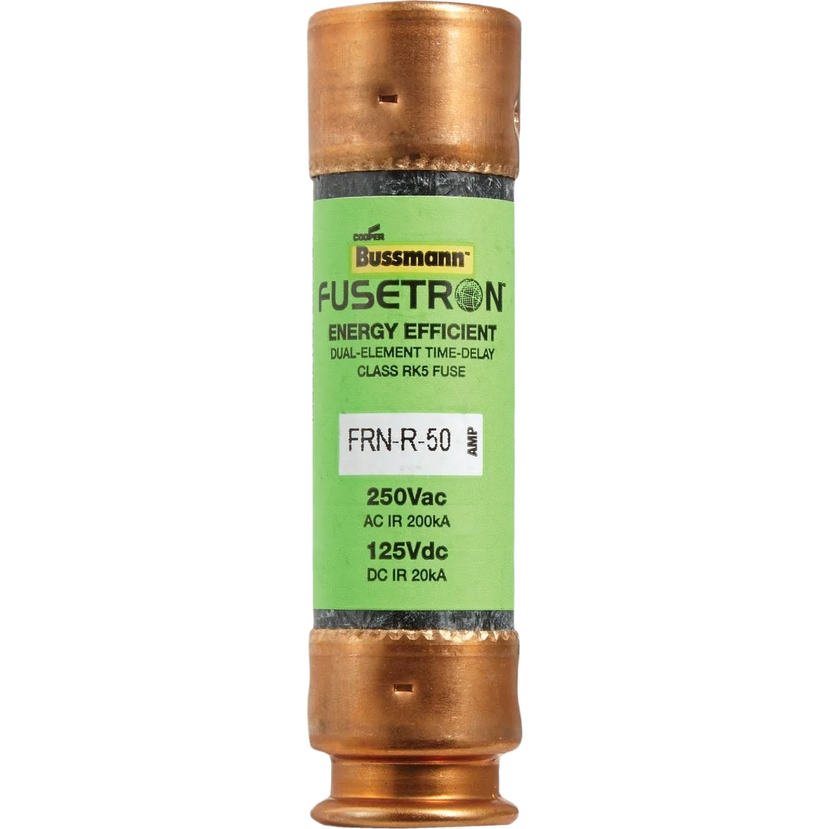 Premium Bussmann Fuses 50A FRN-R Cartridge Fuse Official