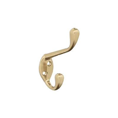 Premium Amerock Noble Two Prong Champagne Bronze Decorative Wall Hook High-Performance