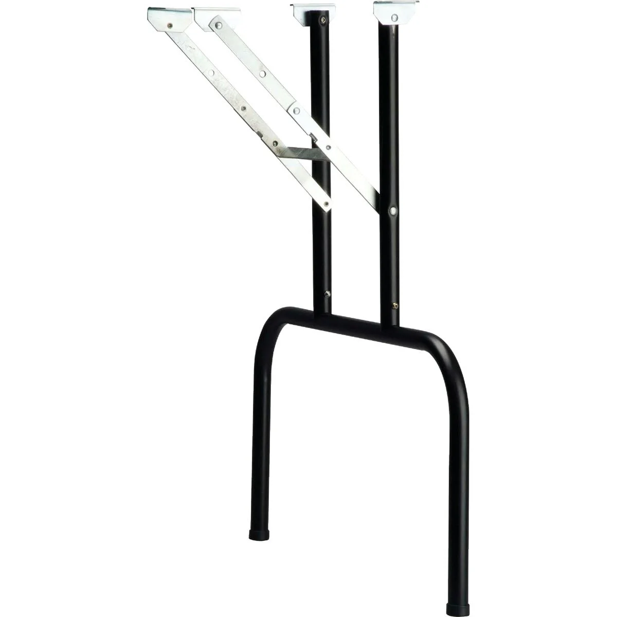Solid Waddell 29 in. Folding Tubular Steel Table Legs 2-Pack Prestigious