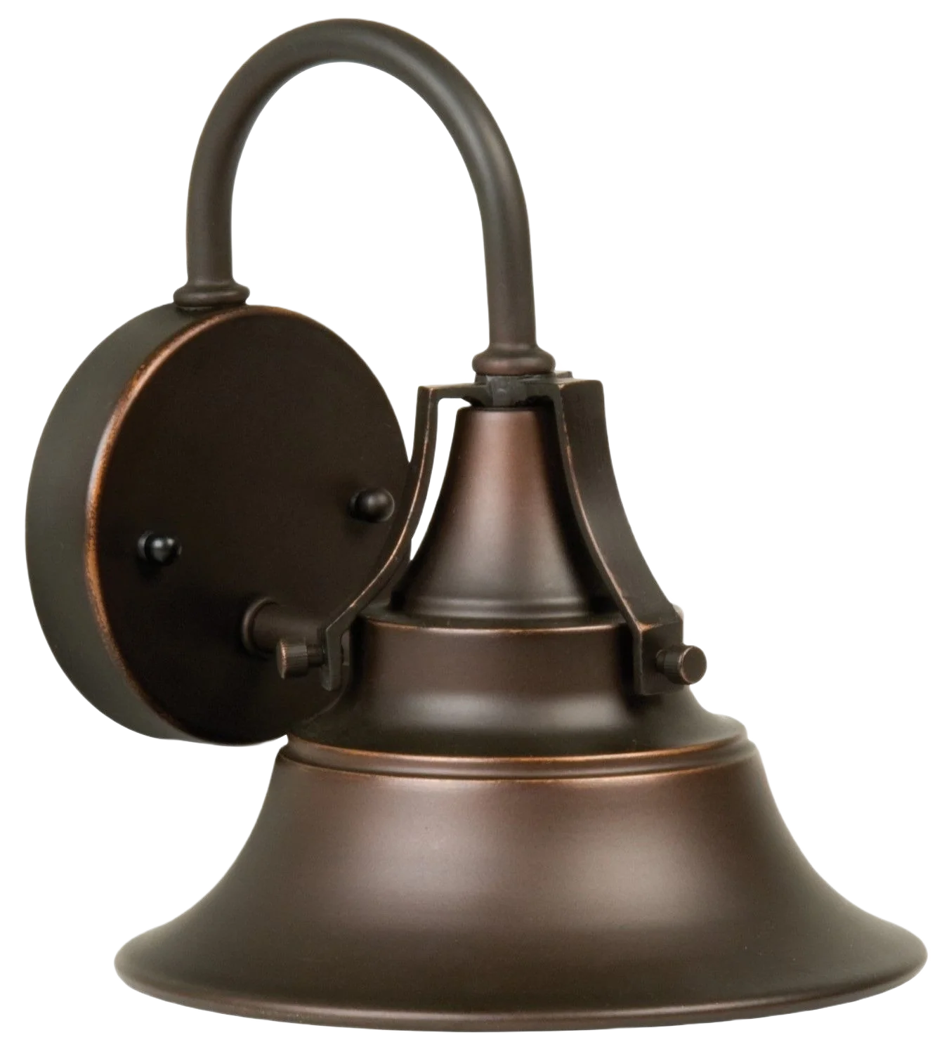 Enhanced Craftmade Union Oiled Bronze Small Outdoor Wall Sconce 9.19 in. Modern