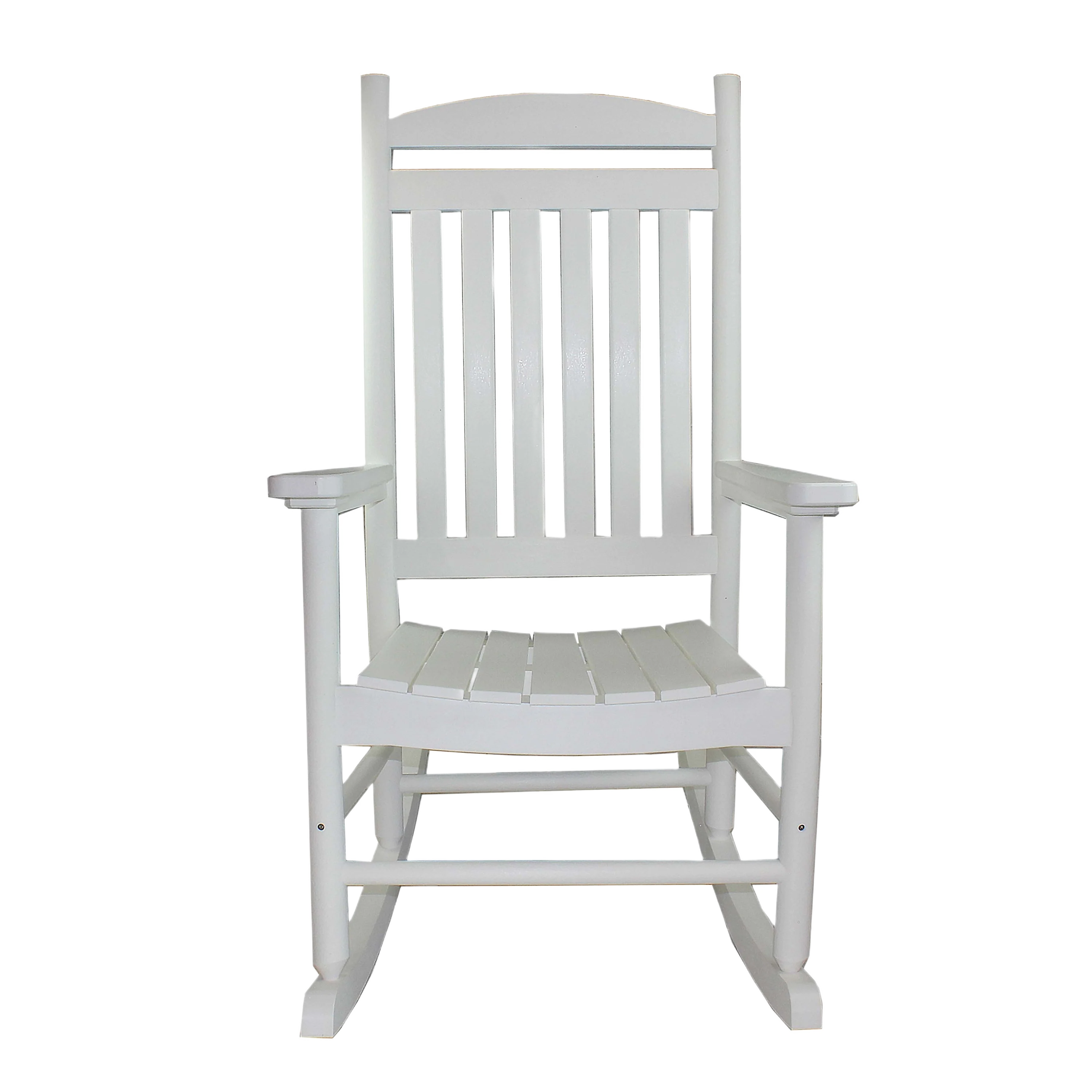 Sophisticated Berlin Gardens White Porch Rocker 45.5 in. Unique