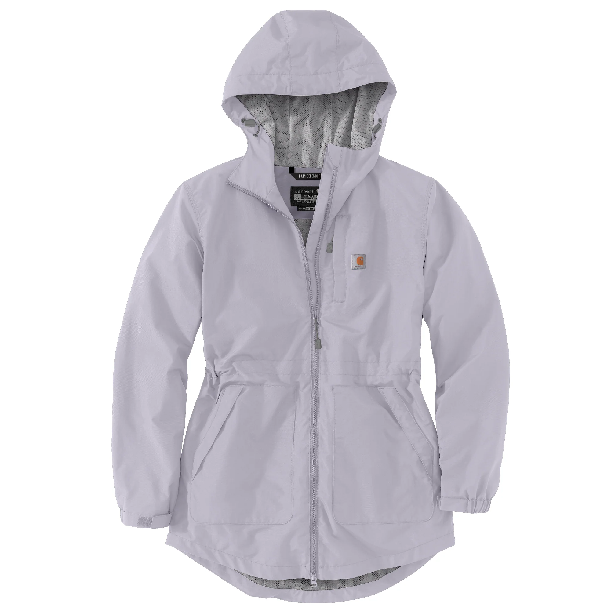First-Class Carhartt Women’s Large Lilac Haze Lightweight Rain Defender Coat Minimalist