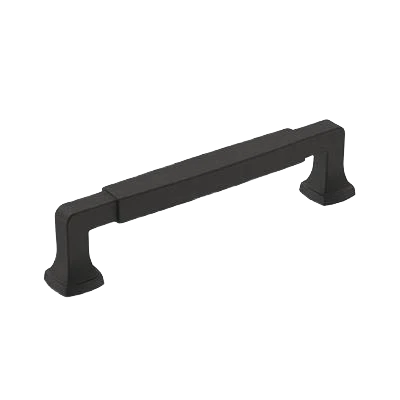 Elegant Amerock Stature 5-1 16 Center-to-Center Matte Black Cabinet Pull Practical