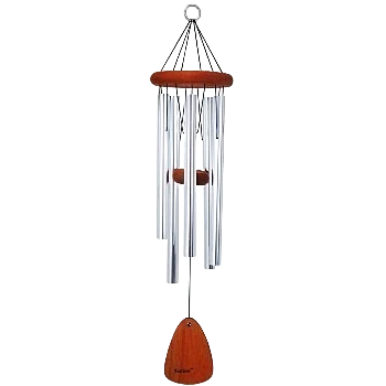 Traditional Wind River Festival 18 in. Silver Windchime Scale of G Lightweight