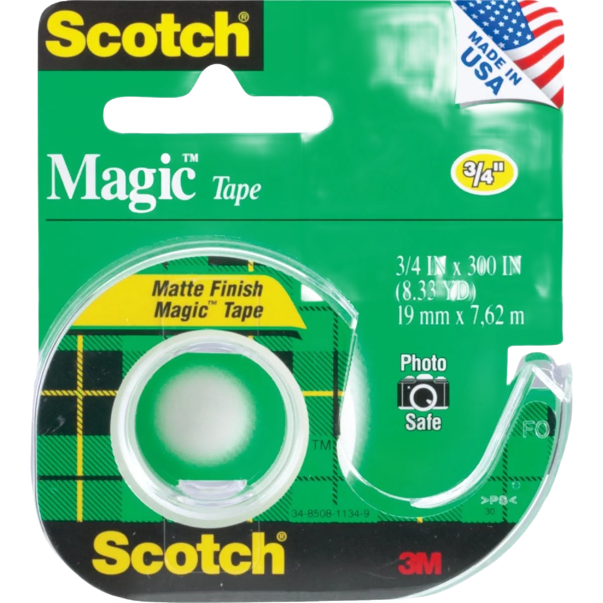 Versatile Scotch Transparent Tape 3 4 in. x 300 in. Original