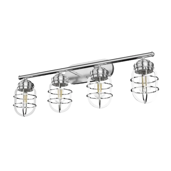 Healthy Hunter Starklake Chrome 4 Light Vanity Lightweight