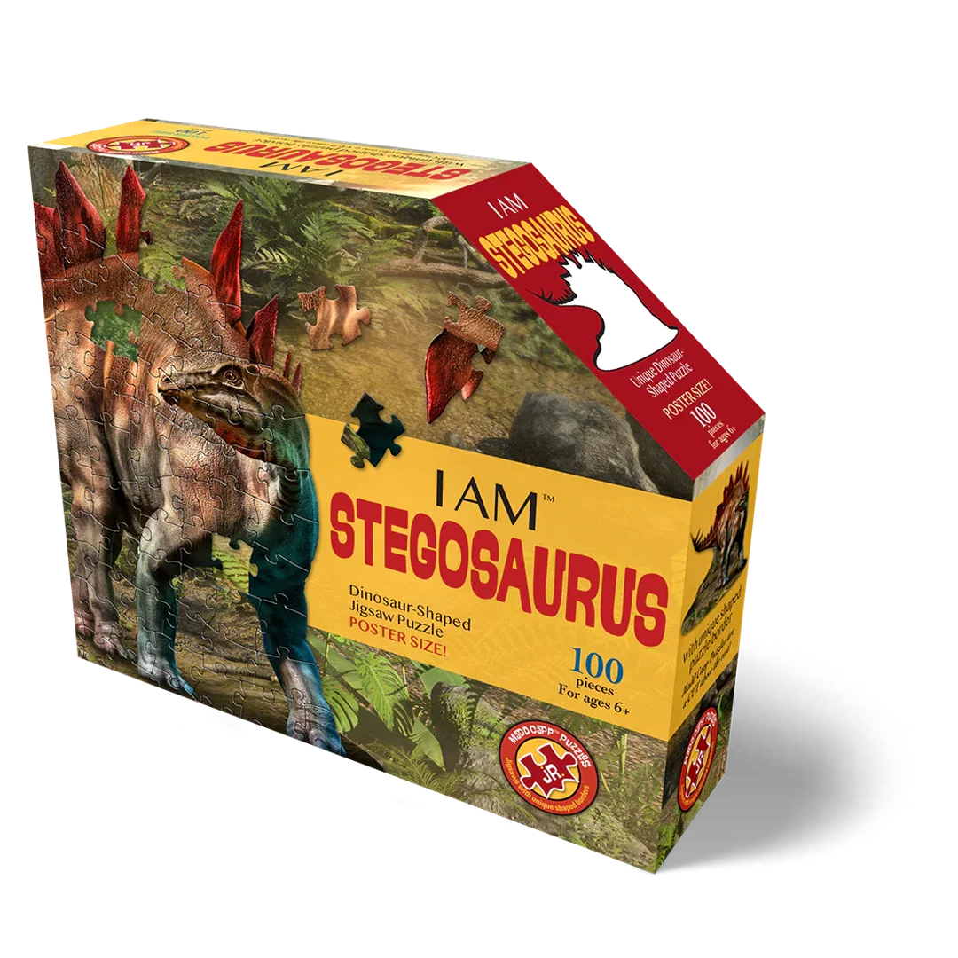 Smooth Madd Capp I Am Stegosaurus Puzzle 100 Pc Genuine