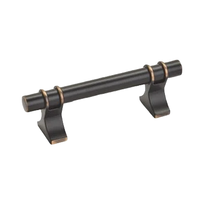 Detailed Amerock Davenport 3 Center-to-Center Oil-Rubbed Bronze Cabinet Pull Original