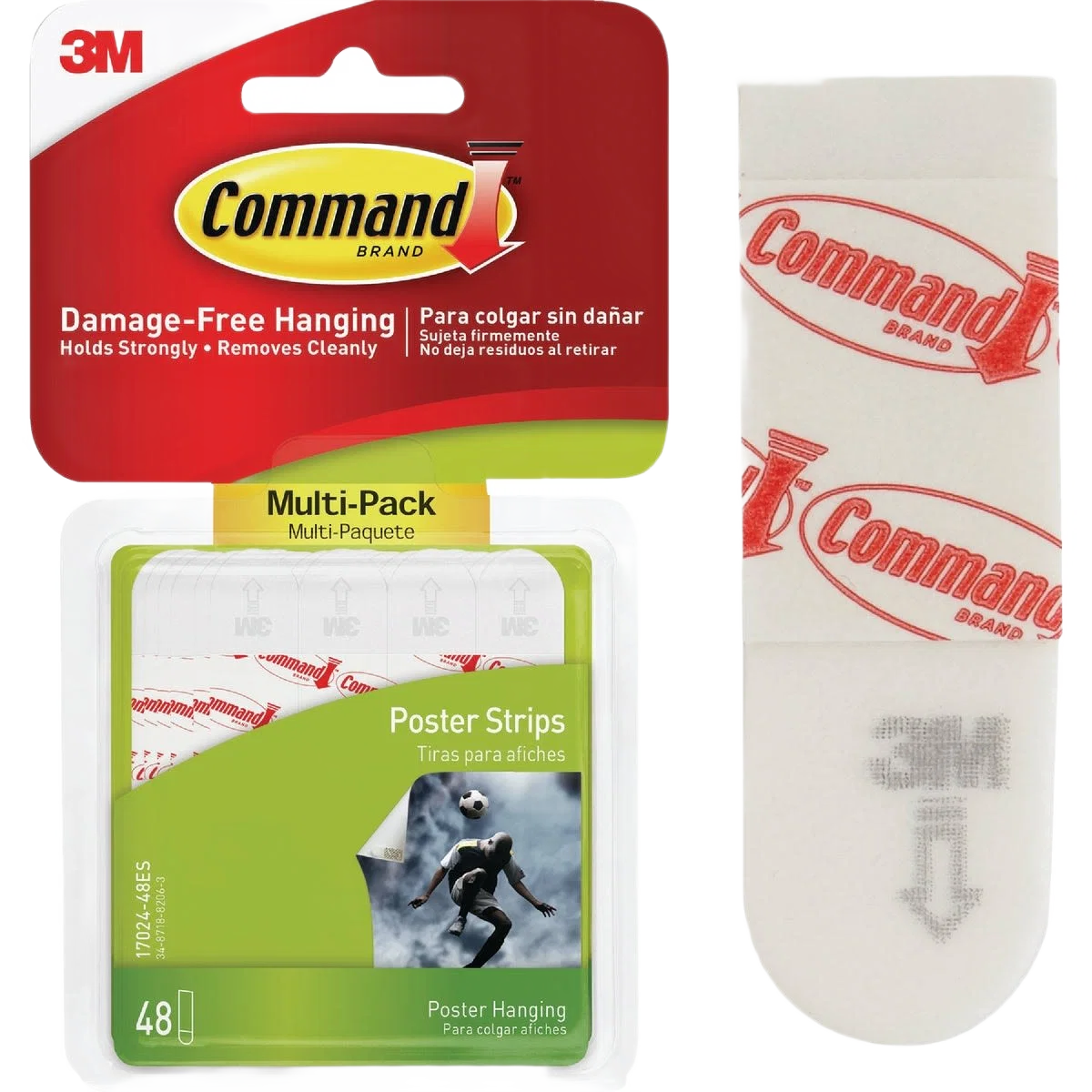 Flexible 3M Command Assorted Poster Hanging Strips Value Pack Luxury