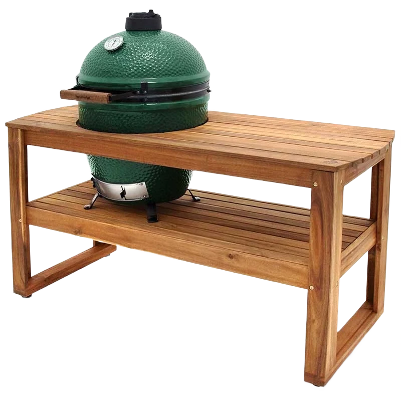 Elegant Big Green Egg Large Acacia Table Recyclable