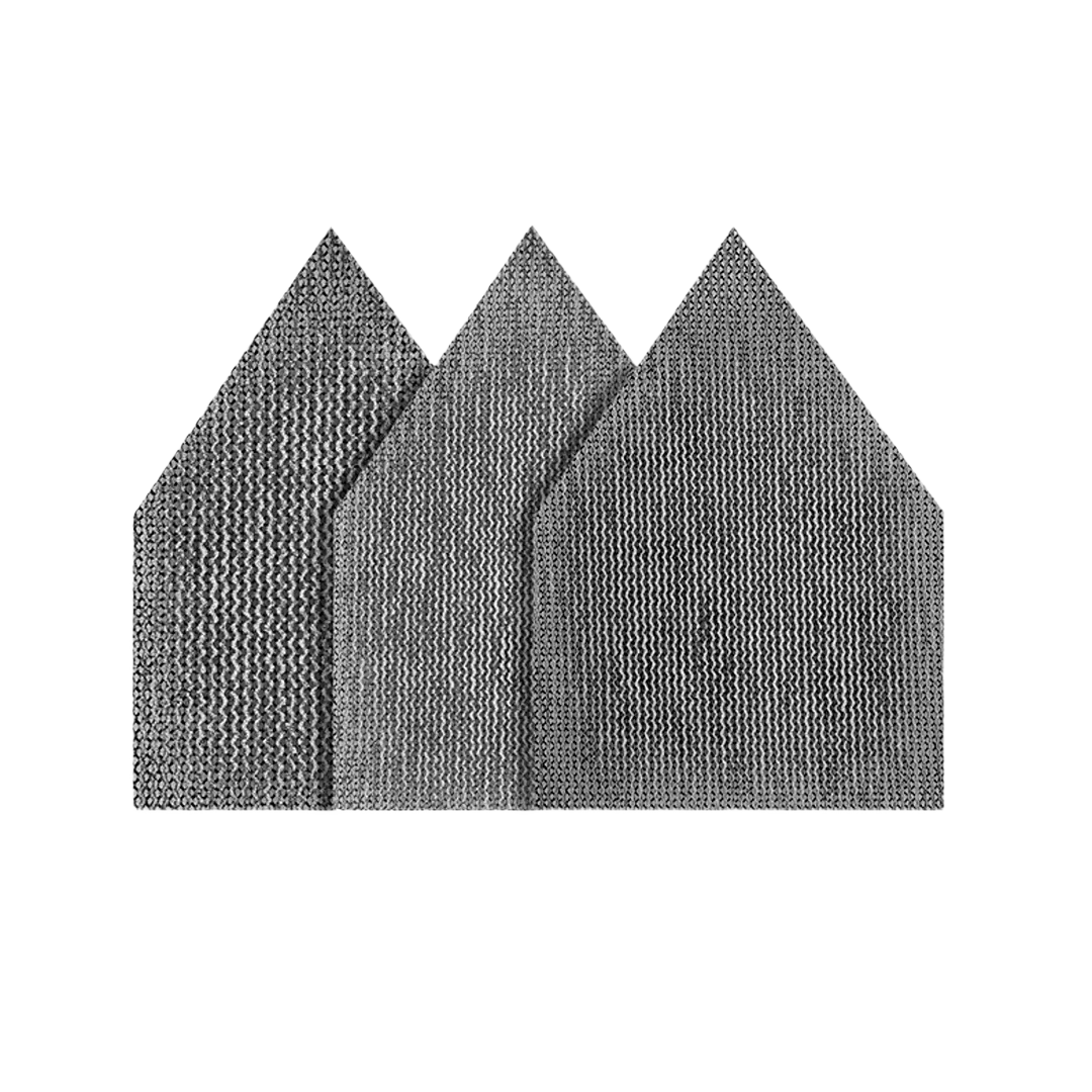 Advanced Milwaukee M12 FUEL™ Assorted Grit Orbital Sander Mesh Sanding Sheets 12-Pack Clean