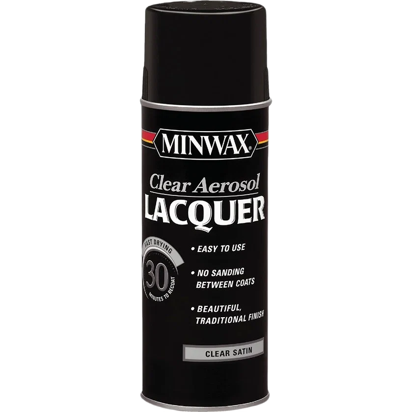 Crafted Minwax Clear Satin Spray Lacquer 11.5 oz. Advanced