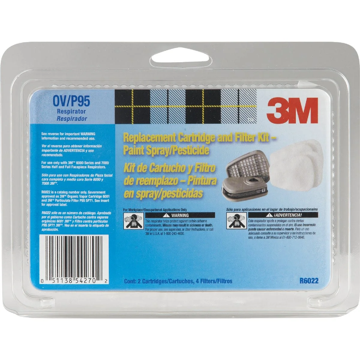 Relaxed 3M Paint Filter Cartridge with Pre-Filter Pack 2-Pack Reliable