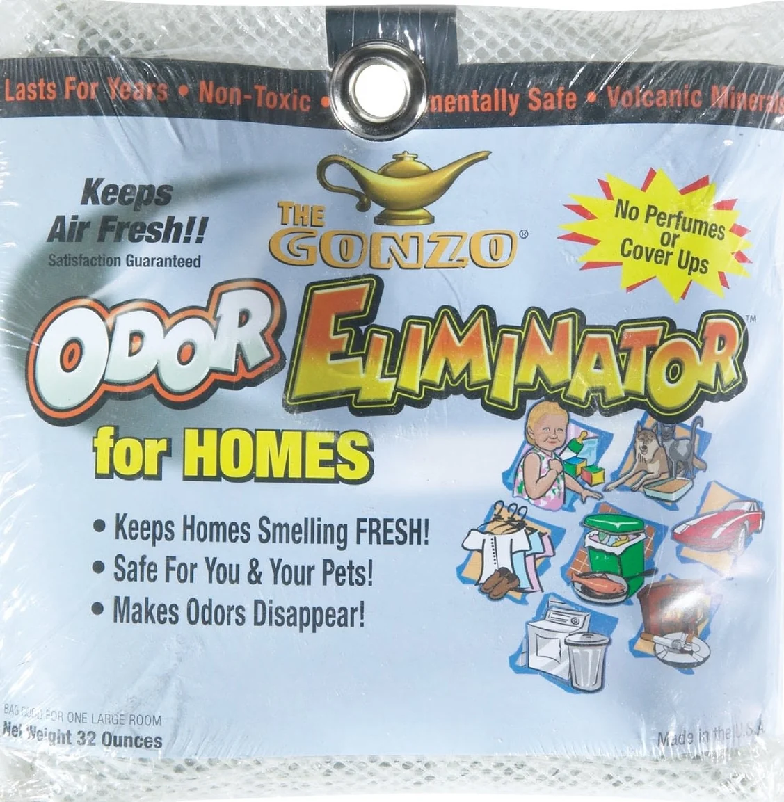 Top-Quality Gonzo Odor Eliminator Scent Solid Air Freshener 32 oz. Relaxed