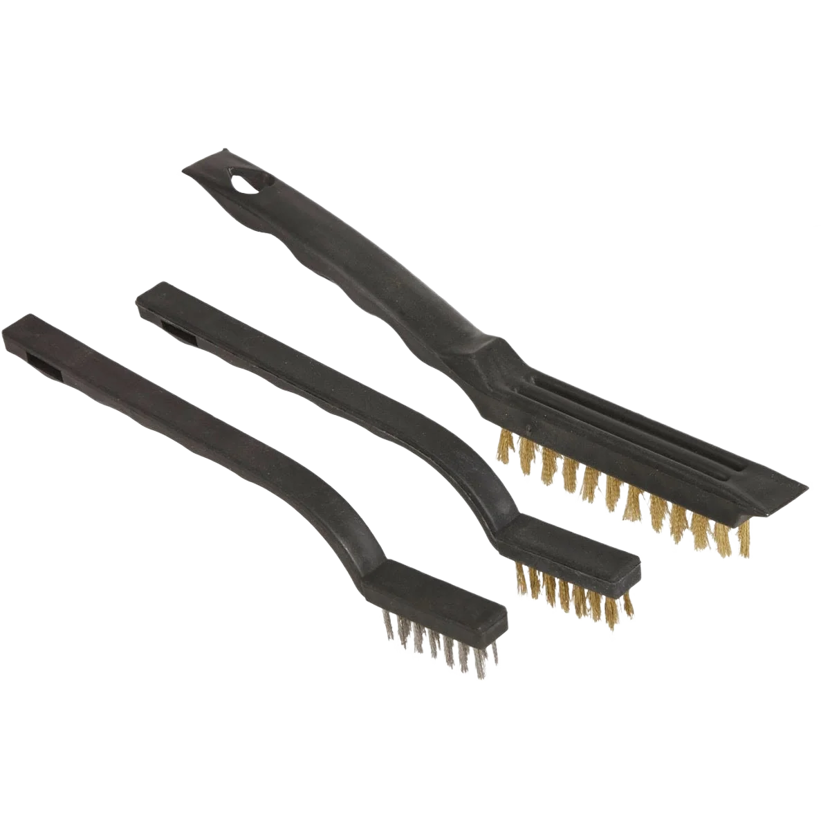 Elite Great Neck 3-Piece Wire Brush Set Classic