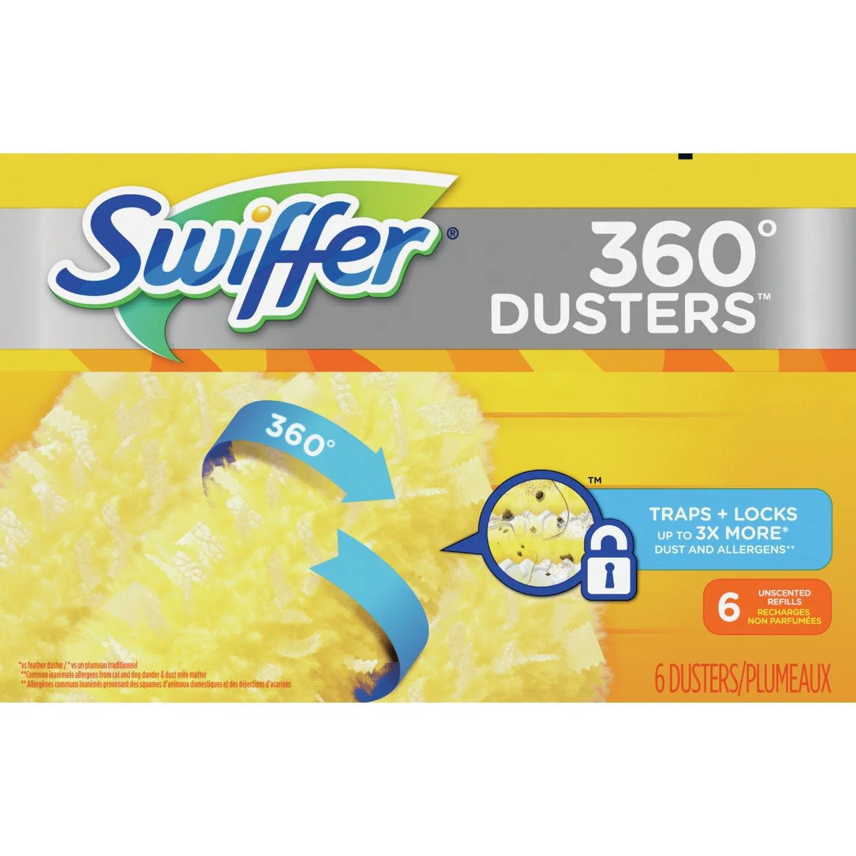 Fine Crafted Swiffer 360 deg. Duster Cloth Refills 6 Count Smooth
