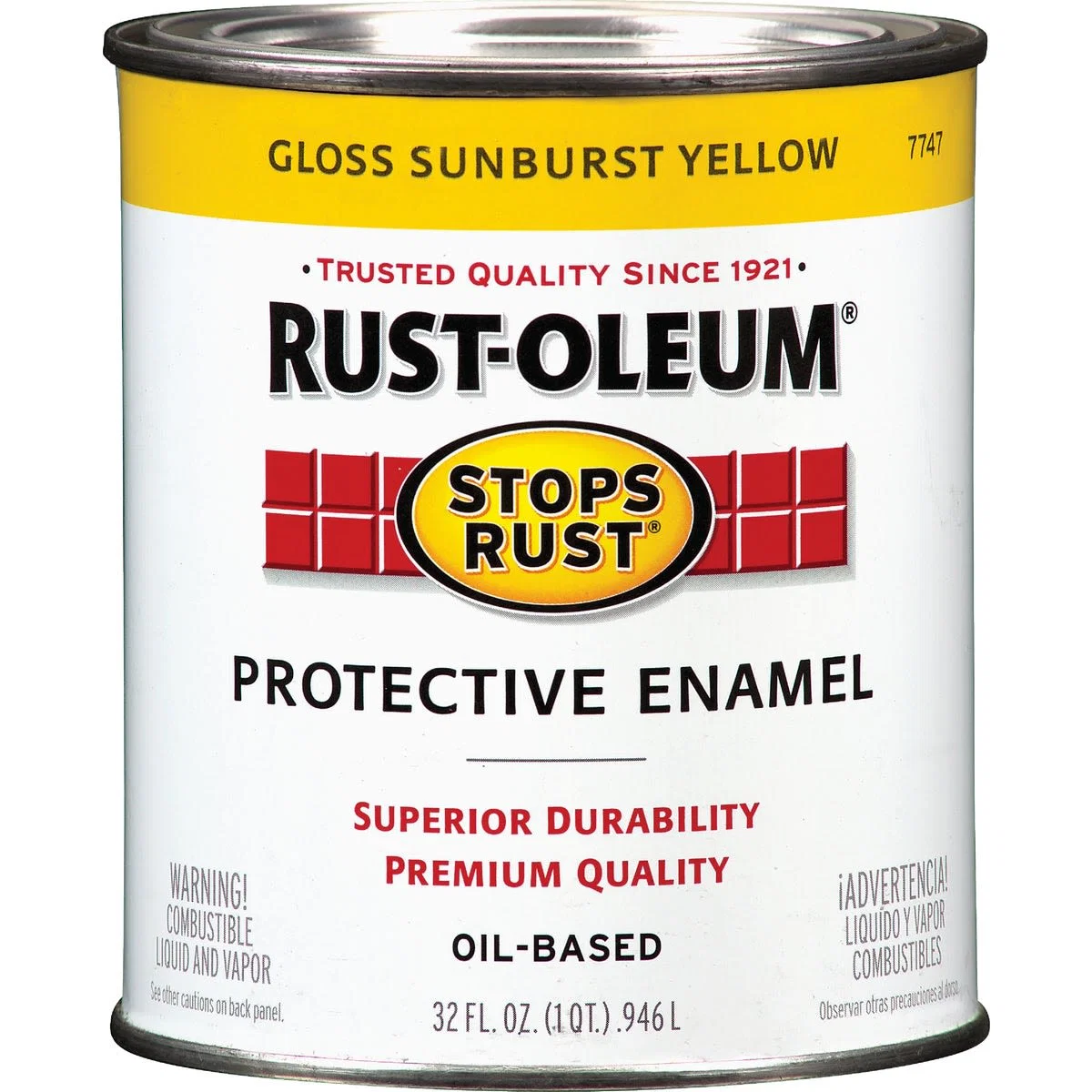 Selected Rust-Oleum Stops Rust Gloss Sunburst Yellow Protective Enamel Paint 1 Quart Original Design