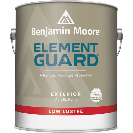 Classic Benjamin Moore Element Guard White Exterior Low Lustre 1 quart Natural