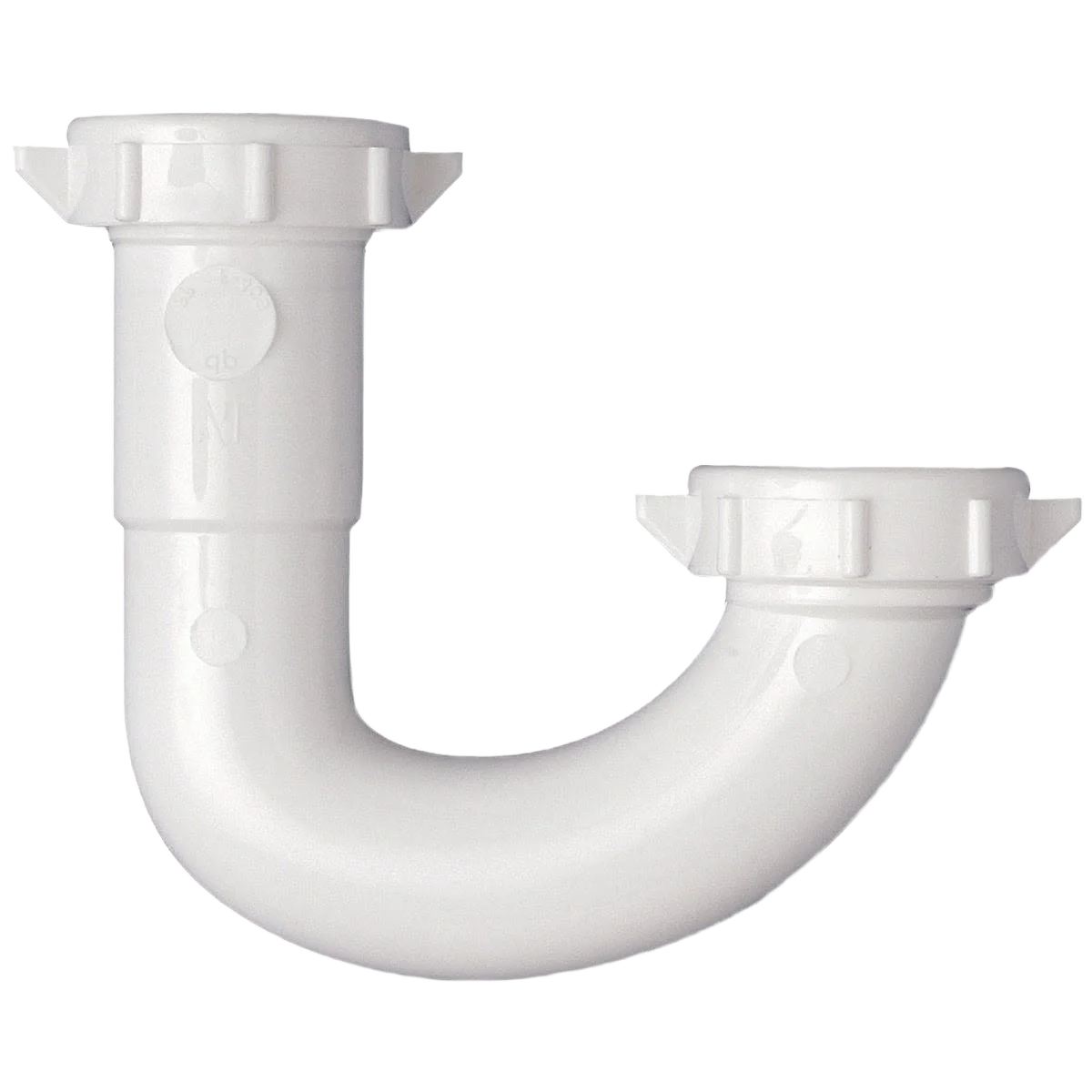 Smooth Plumb Pak 1-1 4 In. White Plastic J-Bend Long-Lasting