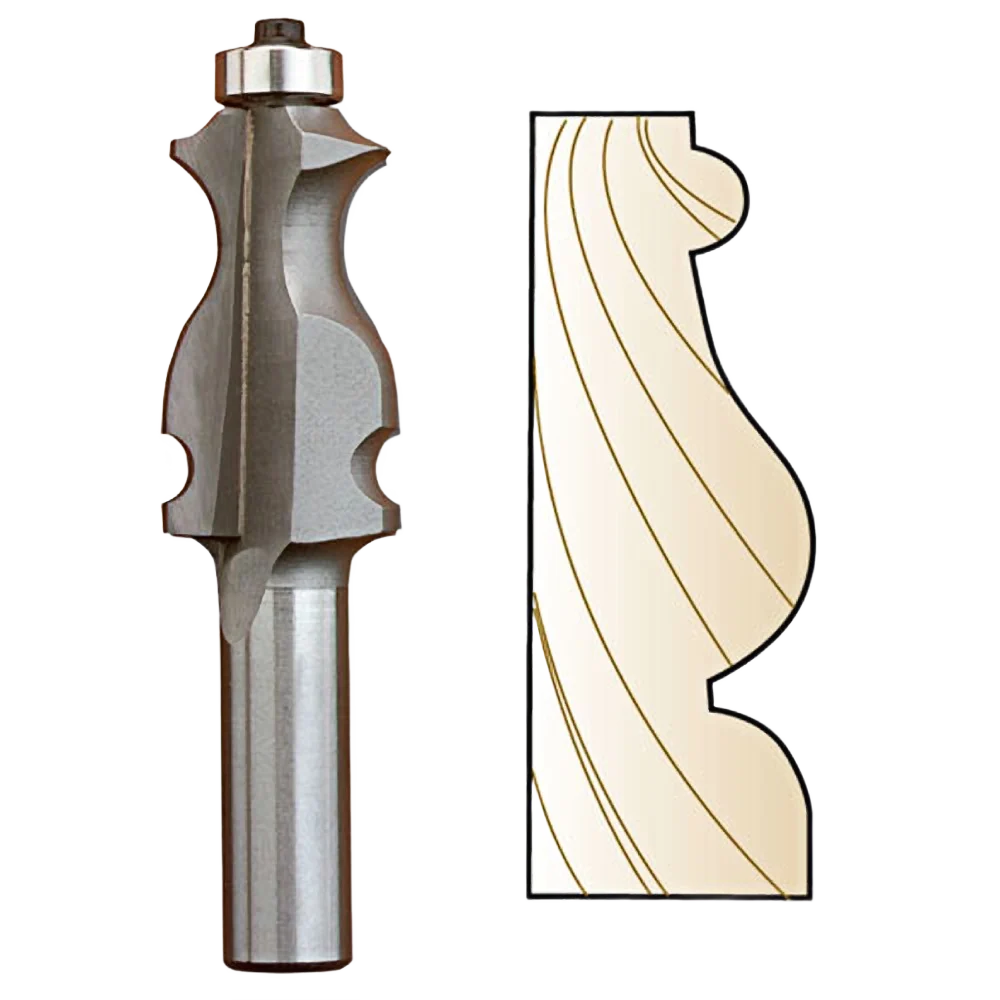 Recyclable Whiteside Specialty Molding Bit 1 2 in. SH x 1 4 in. BD x 1-5 8 in. CL Official