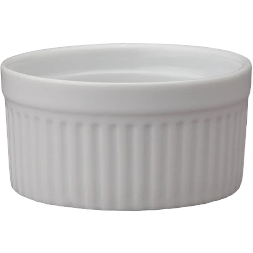 Solid HIC Porcelain Souffle Dish 6 oz. Functional