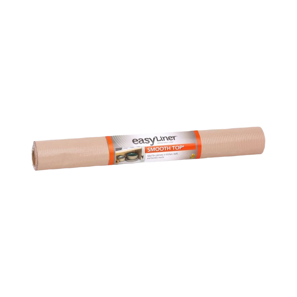 Secure Duck Brand EasyLiner Smooth Top Taupe Shelf Liner 20 in. x 6 ft. Official