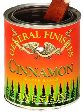Optimized General Finishes Cinnamon Water Based Dye Stain Pint Environmentally Friendly