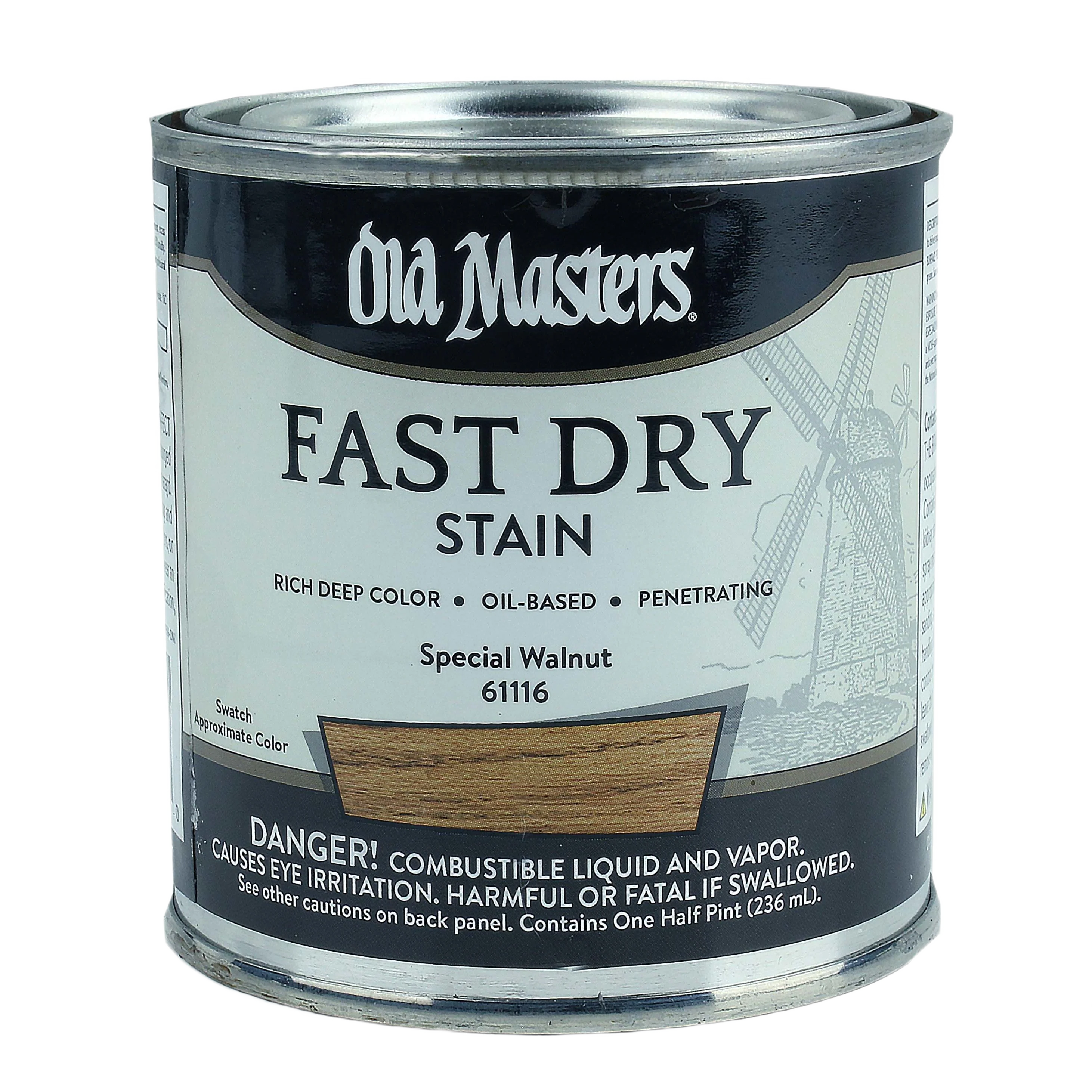 Eco-Friendly Old Masters Special Walnut Fast Dry Stain 1 Quart Quality