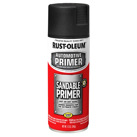 Organic Rust-Oleum Auto Black Sandable Primer 12 oz. Minimalist
