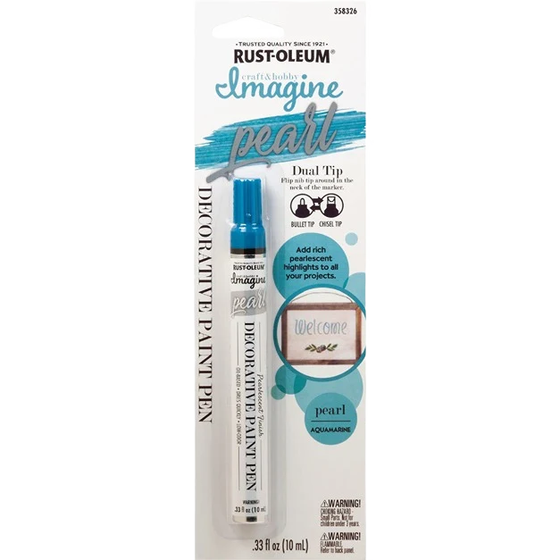 Proven Rust-Oleum Aquamarine Pearl Imagine Decorative Paint Pen Convenient
