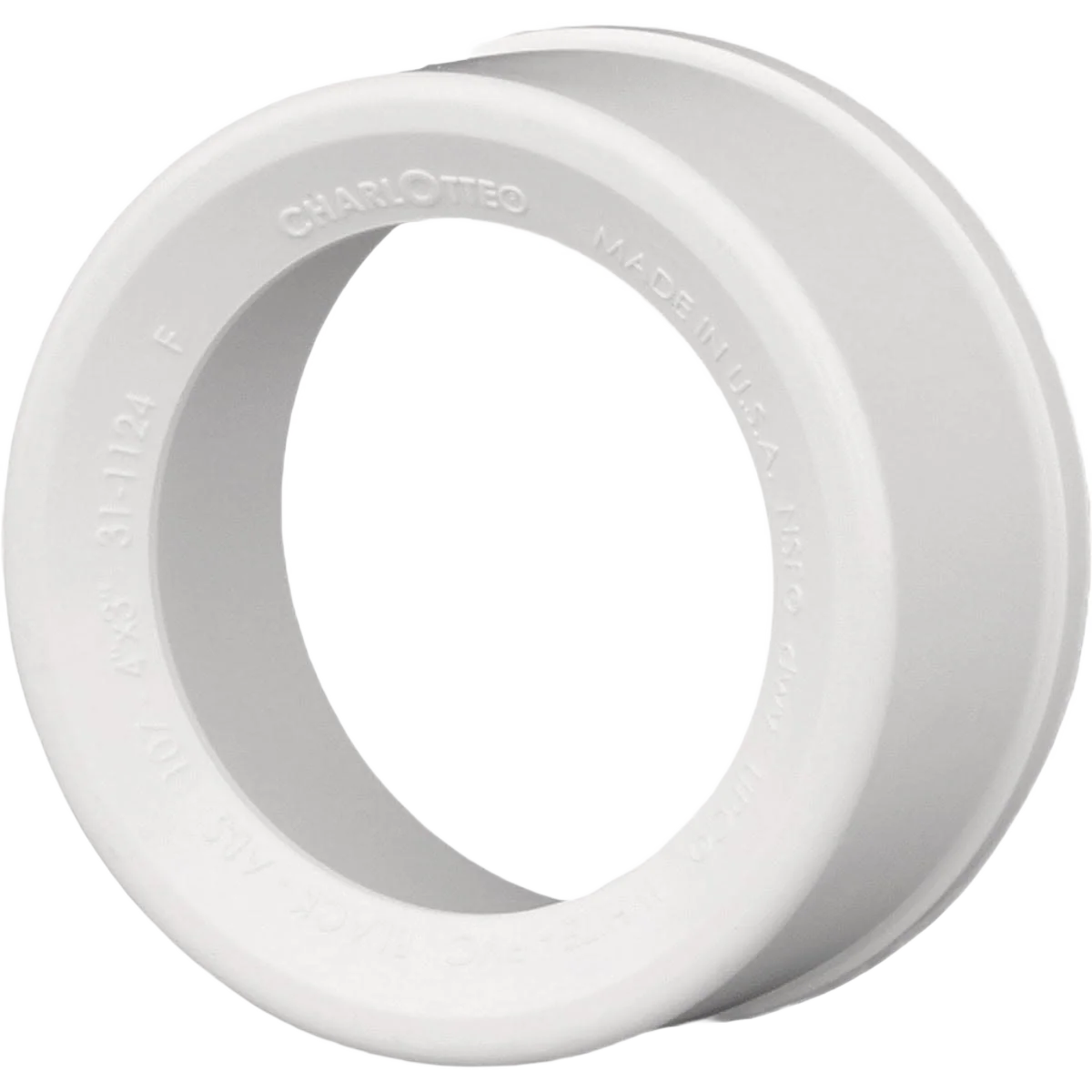 Easy-to-Use Charlotte Pipe Schedule 40 DWV Flush PVC Bushing 6 In. SPG x 4 In. Hub Professional
