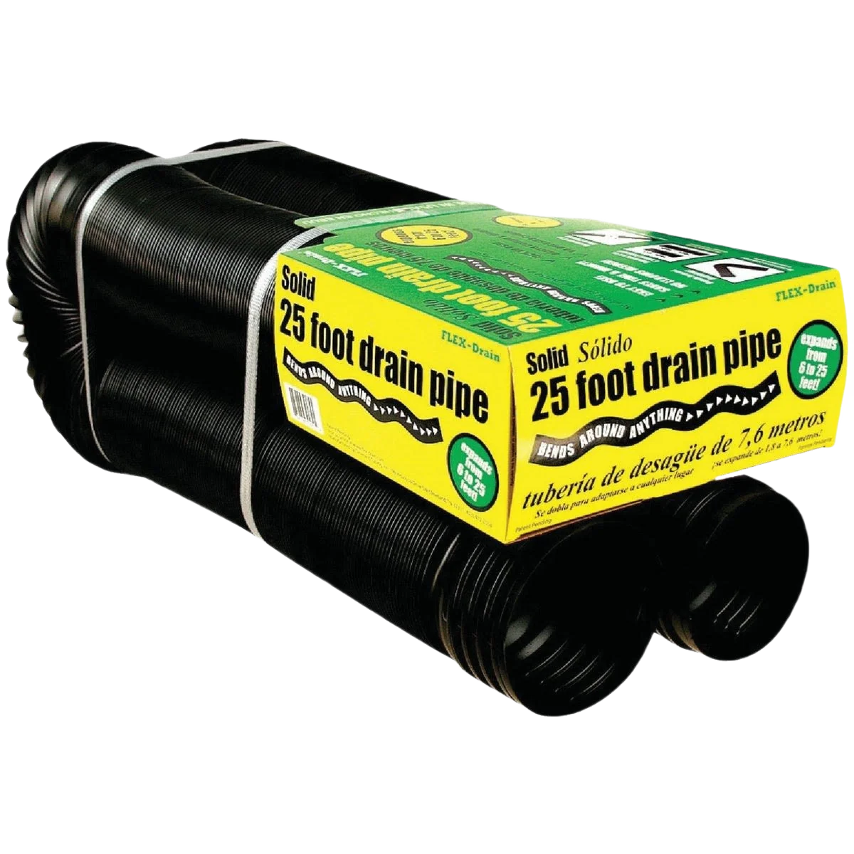 Verified Amerimax Expandable Solid Drain Pipe 4 In. x 25 Ft. Classic