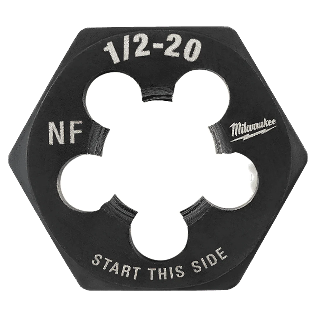 Genuine Milwaukee 1 2-20 NF 1 Hex Threading Die Smart