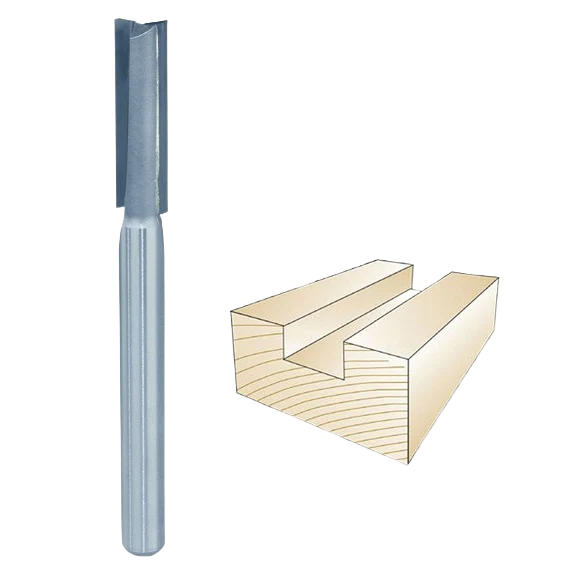 Prestigious Whiteside Straight Bit 1 4 in. SH x 9 32 in. CD x 1 in. CL Detailed