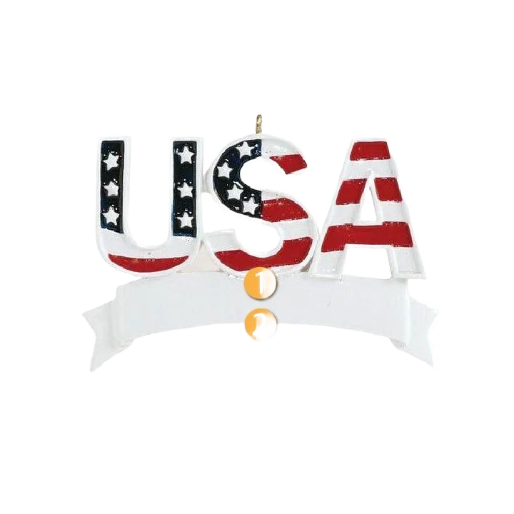 Advanced Rudolph Me Personalized USA Ornament Genuine