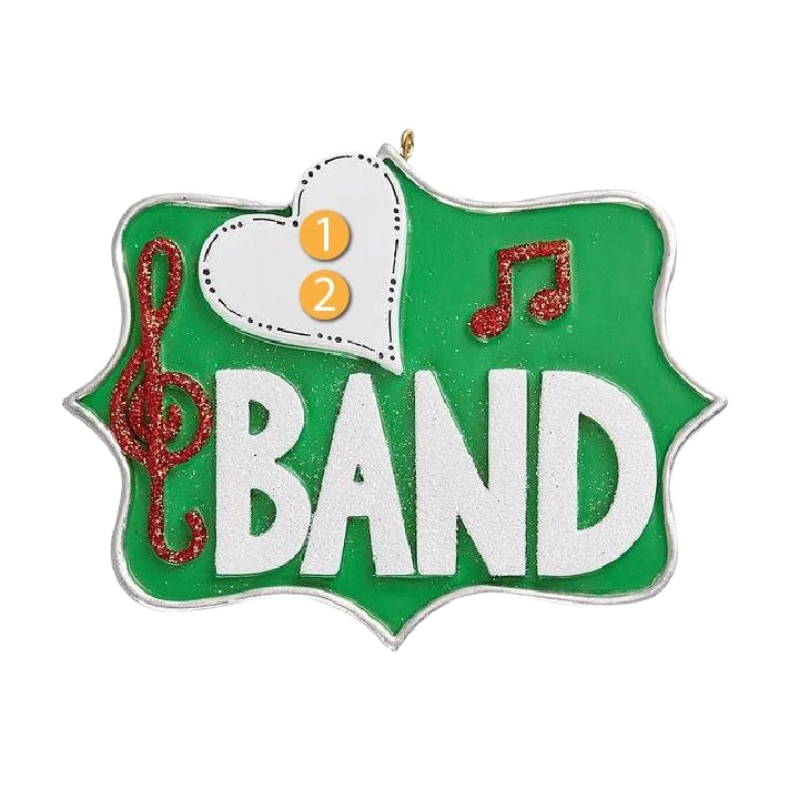 Smooth Rudolph Me Personalized Band Ornament Enhanced