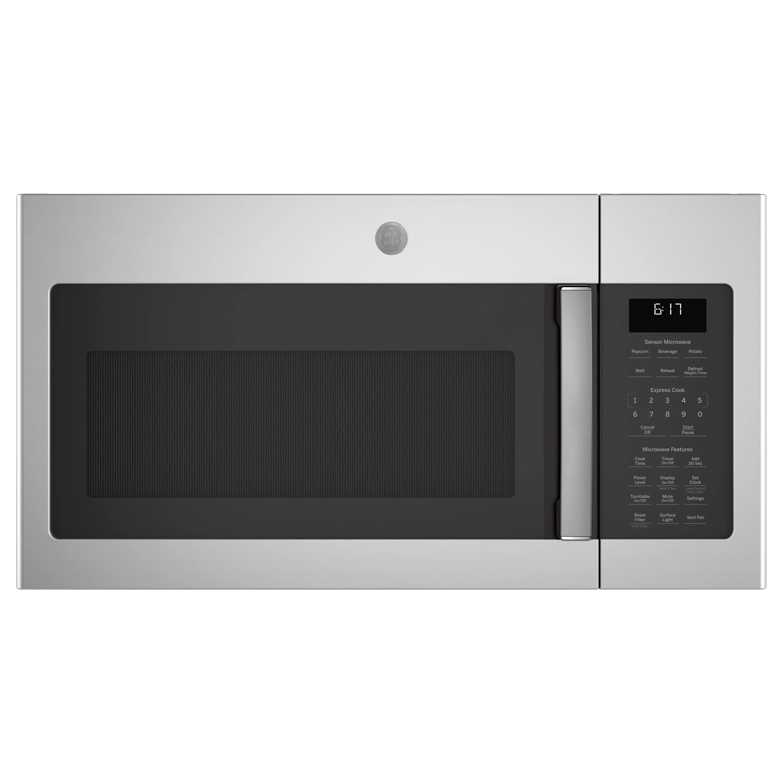 Advanced GE® 1.7 Cu. Ft. Over-the-Range Sensor Fingerprint Resistant Microwave Oven Unique