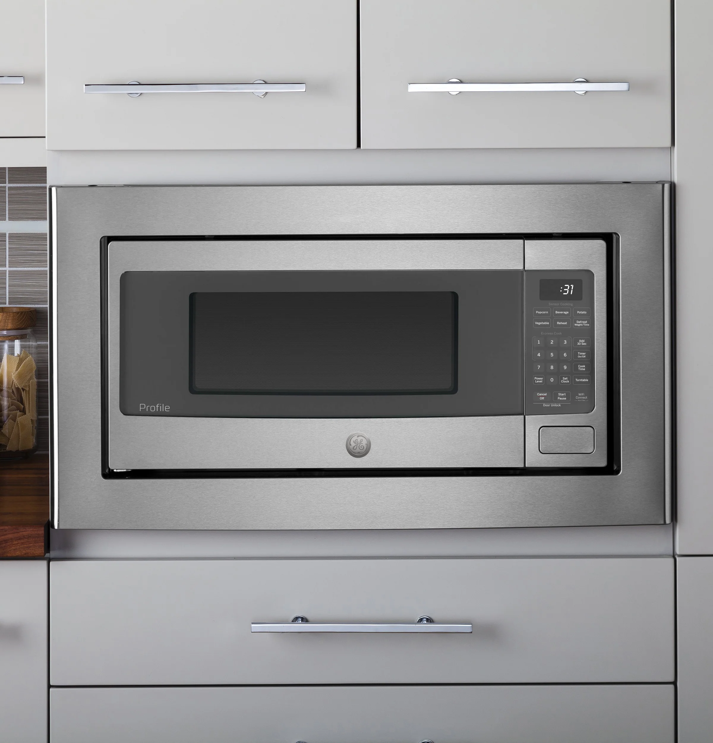 Professional GE Profile™ 1.1 Cu. Ft. Countertop Microwave Oven Green