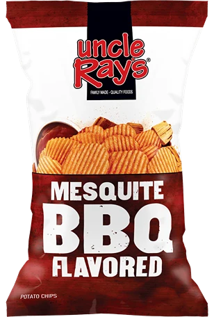 Genuine Uncle Ray’s Mesquite BBQ Potato Chips 8.5 oz. User-Friendly