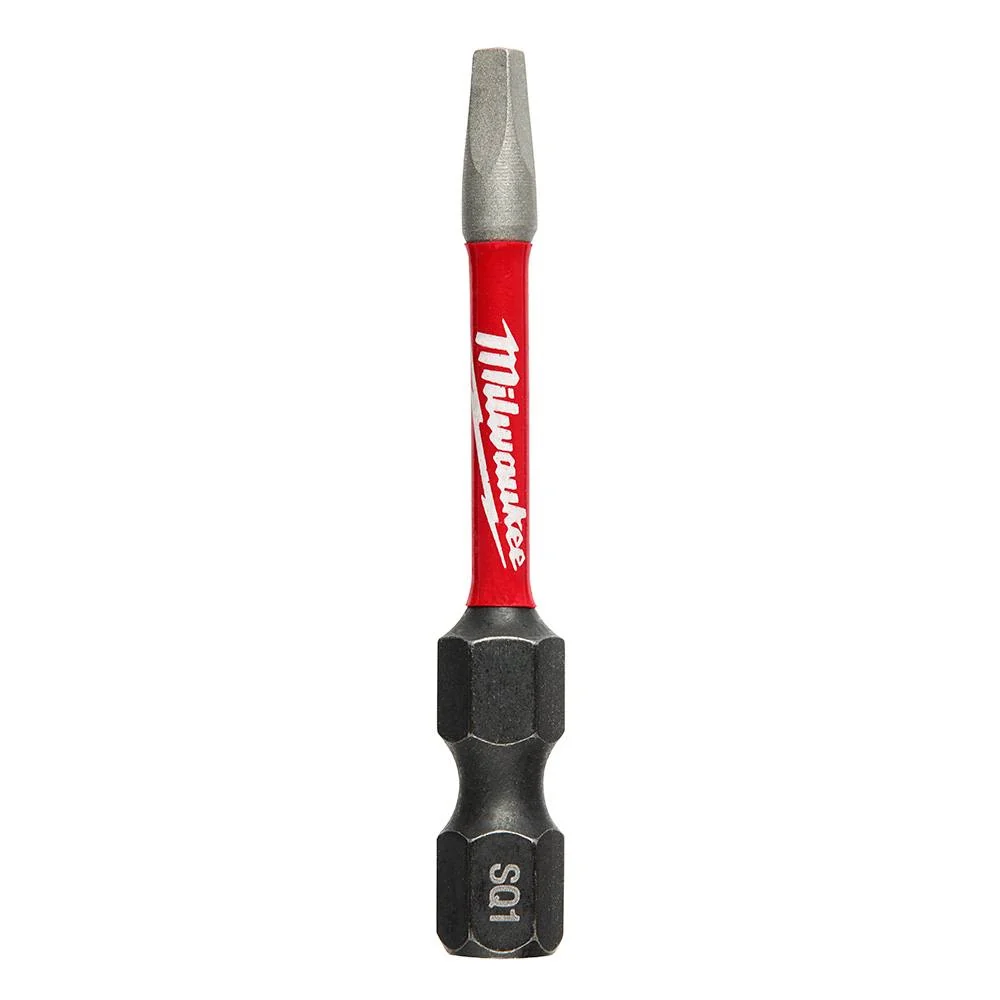 First-Class Milwaukee SHOCKWAVE™ Impact Duty 2 Square Recess 1 Power Bit High-Grade