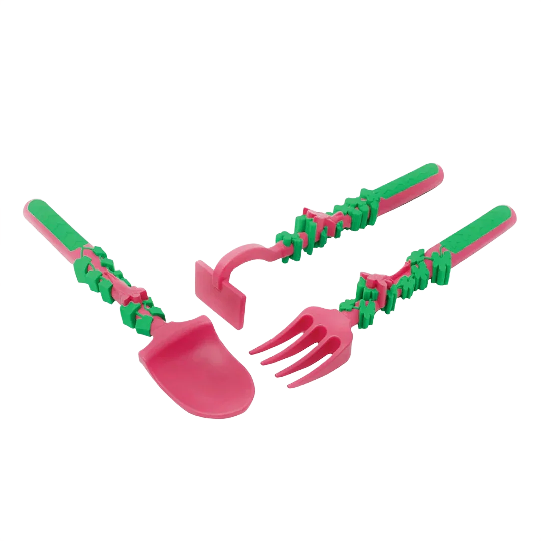 Flexible Constructive Eating Garden Fairy Utensil Set Selected