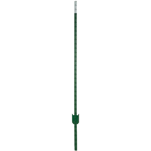 Solid American Posts Green Steel Fence T-Post 5.5 ft. Elite