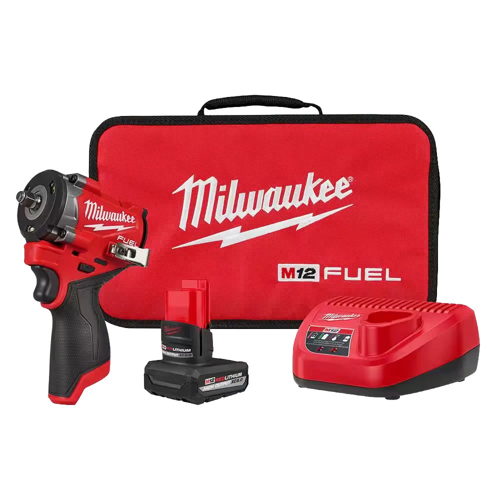 Exceptional Milwaukee M12 FUEL™ Stubby 3 8 Impact Wrench Kit Top-Quality