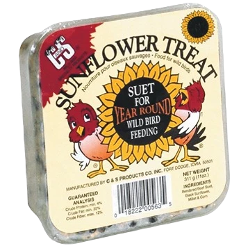 Long-Lasting C S 11 Oz. Sunflower Treat Suet Efficient