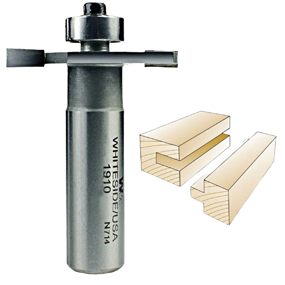 Relaxed Whiteside Slotting Rabbeting Bit 1 2 in. SH x 5 32 in. CL x 1 2 in. CD Fast
