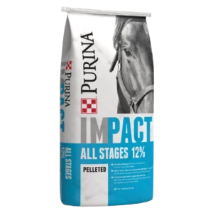 Fast Purina IMPACT 12 Horse Feed 50 lb. User-Friendly