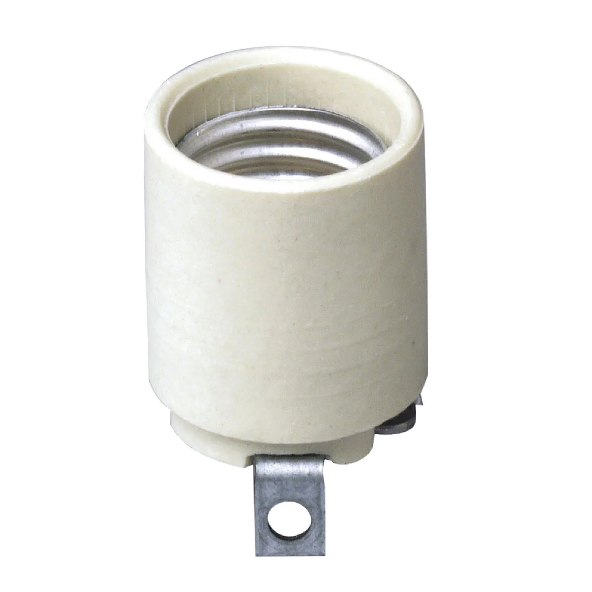 Durable Leviton Keyless Medium Base Porcelain Lamp Socket Convenient