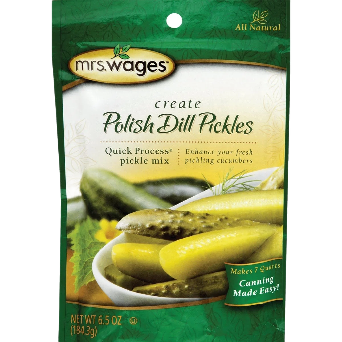 Next-Generation Mrs. Wages Polish Dill Pickling Mix 6.5 oz. Luxury