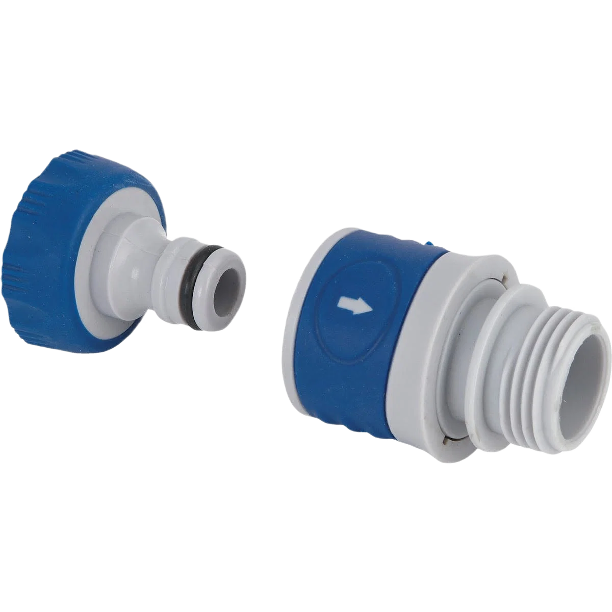 Responsible Garden 1 Female and 1 Male Poly Faucet Quick Connect Connector Set Fine Crafted