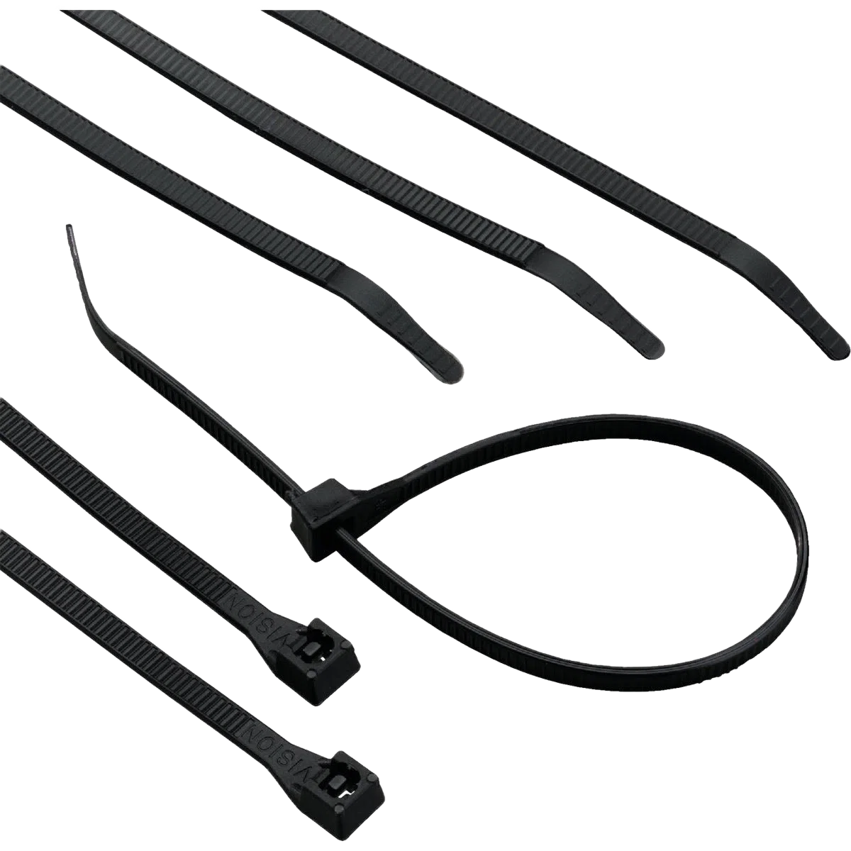 Prestigious Gardner Bender 11 In. x 0.17 In. Ultra Violet Black Cable Tie 8-Pack Long-Lasting